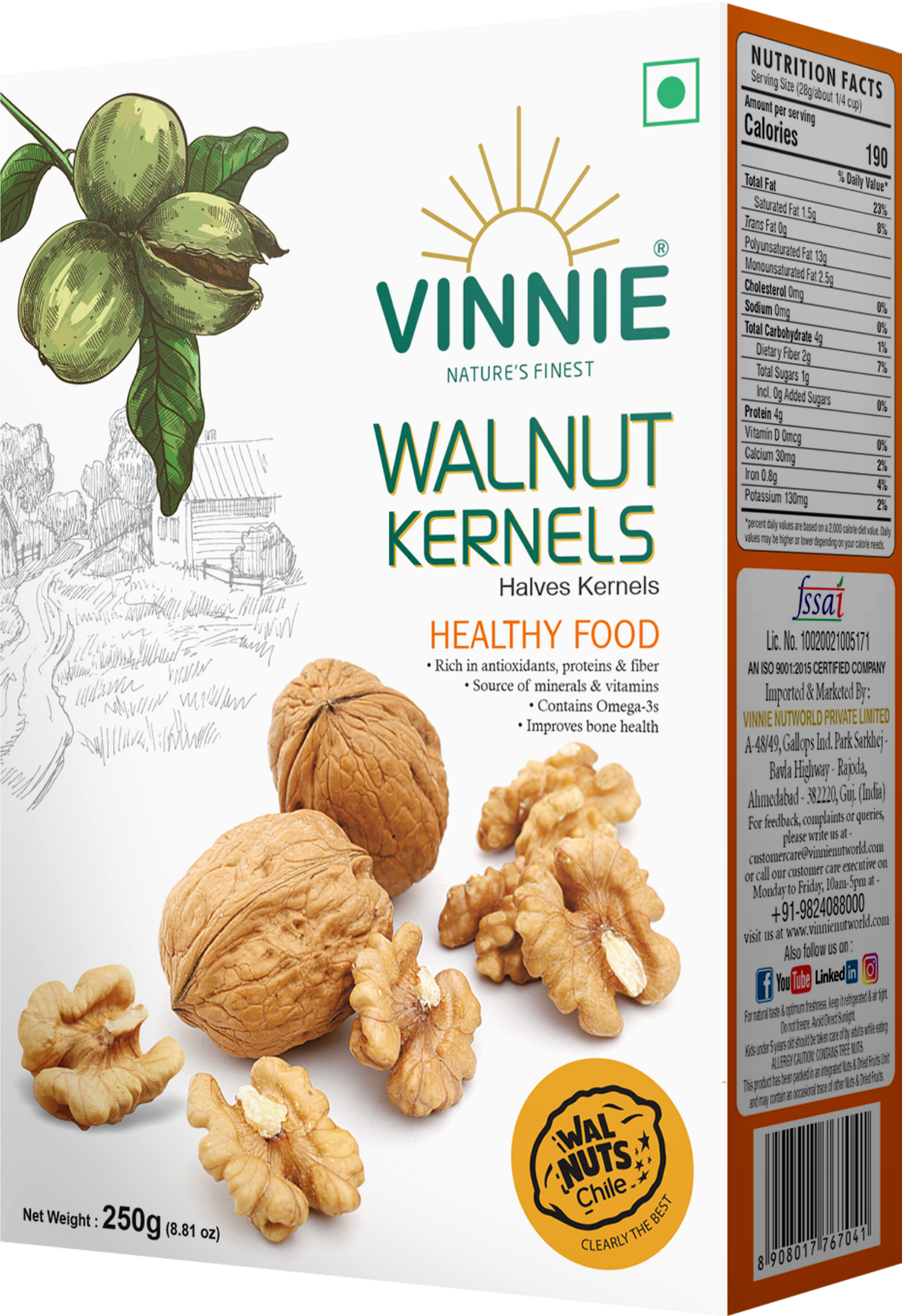 Walnut Kernel 2pc(Big Bites) 250g