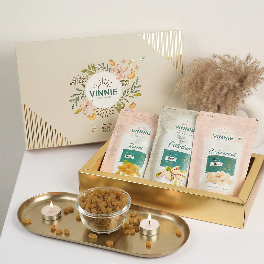 Vinnie Premium Dry Fruit Gift Box - 750gm