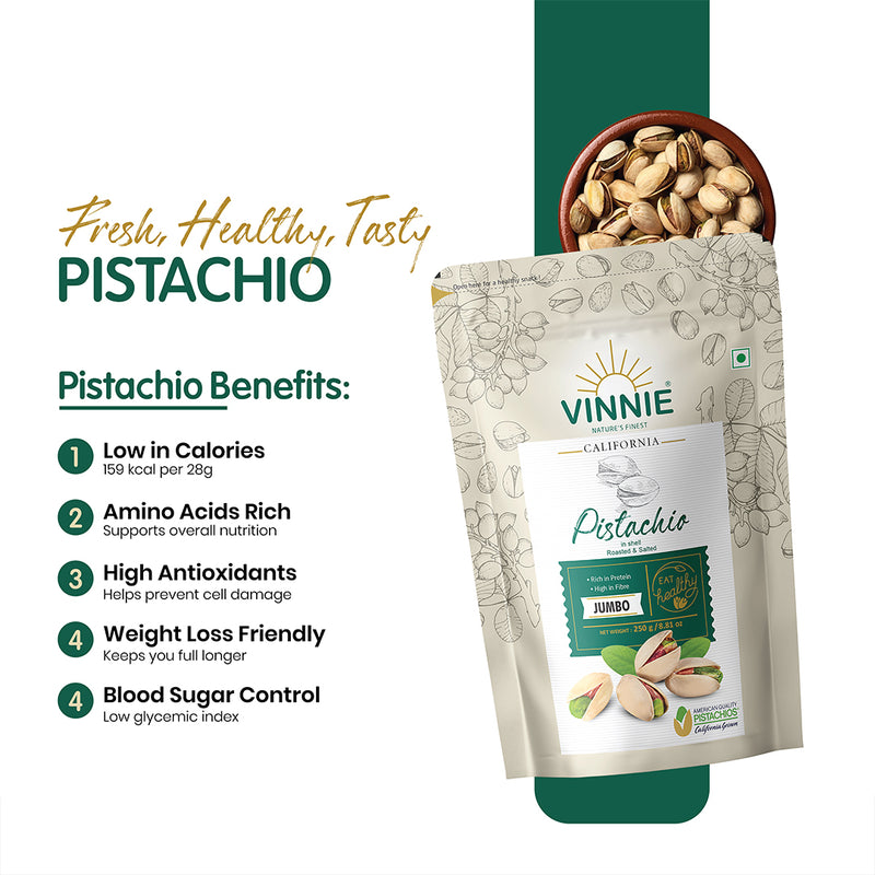 Pistachio Inshell Jumbo 250g
