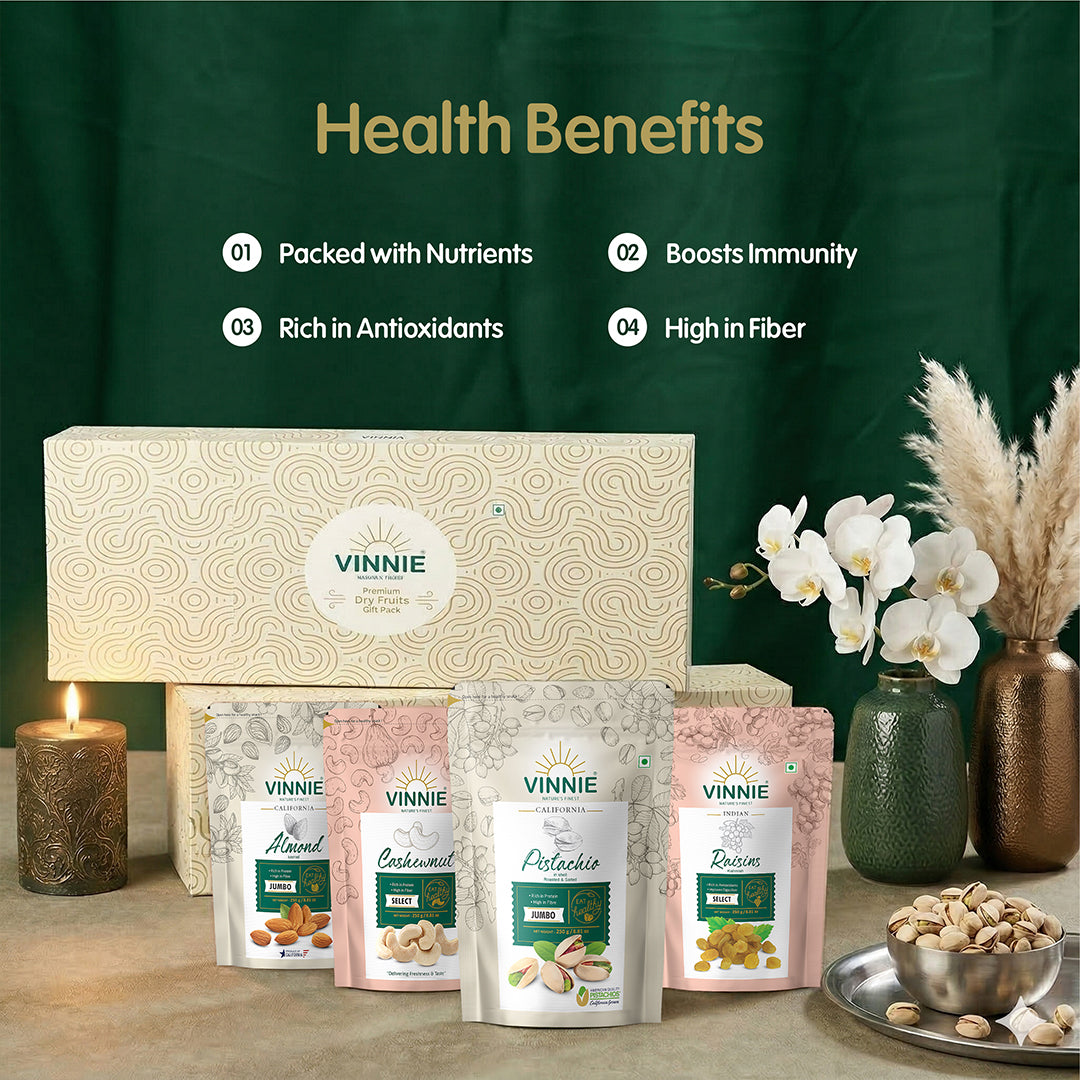 Vinnie Premium Dry Fruit Gift Box - 1kg
