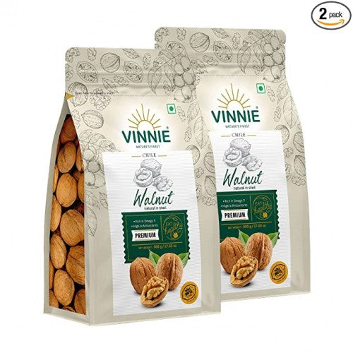 Walnut Inshell (Chile) 500g Pack of 2