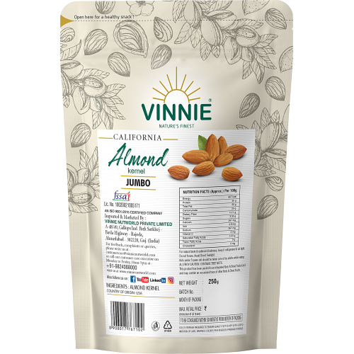 Almond Jumbo, vinnienut world – Vinnie Nutworld Private Limited