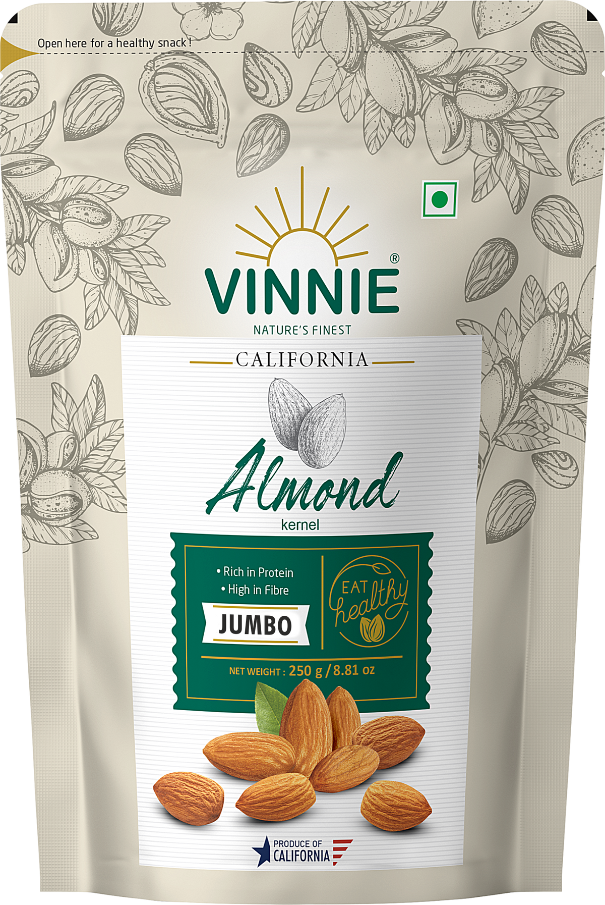 Almond Jumbo 250g