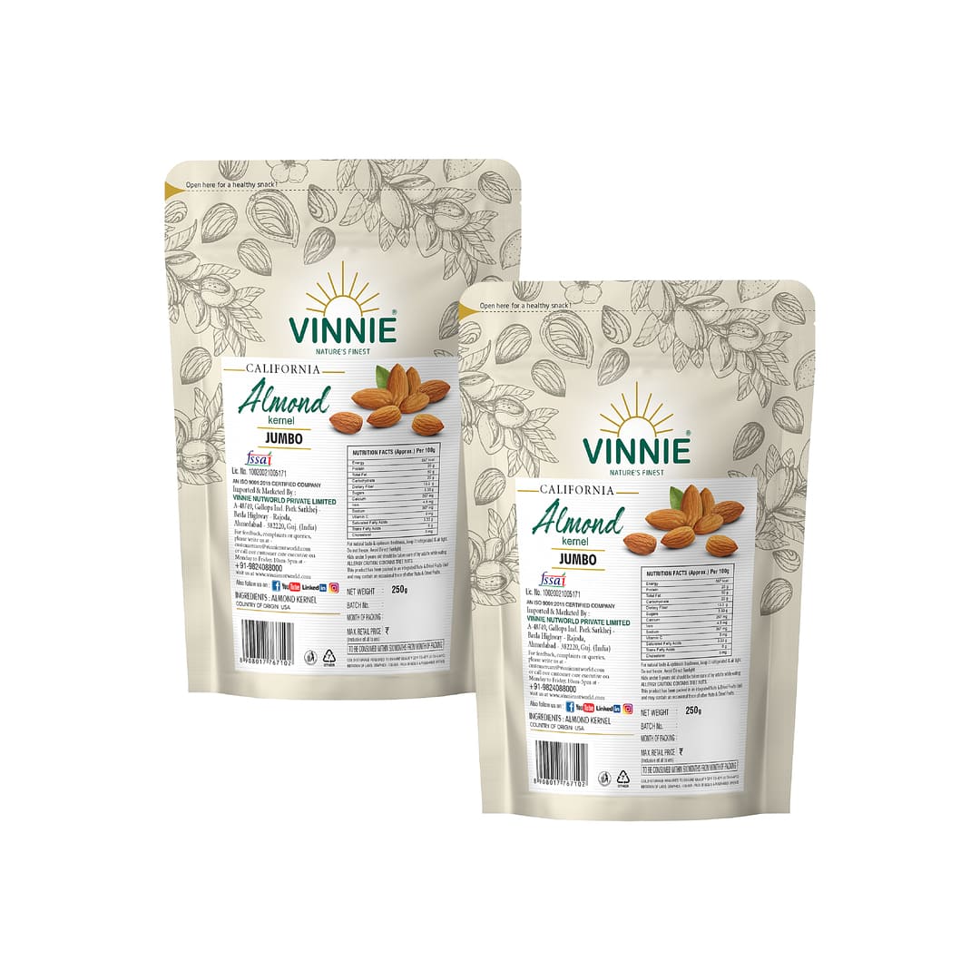 Almond Jumbo 250g Pack of 2