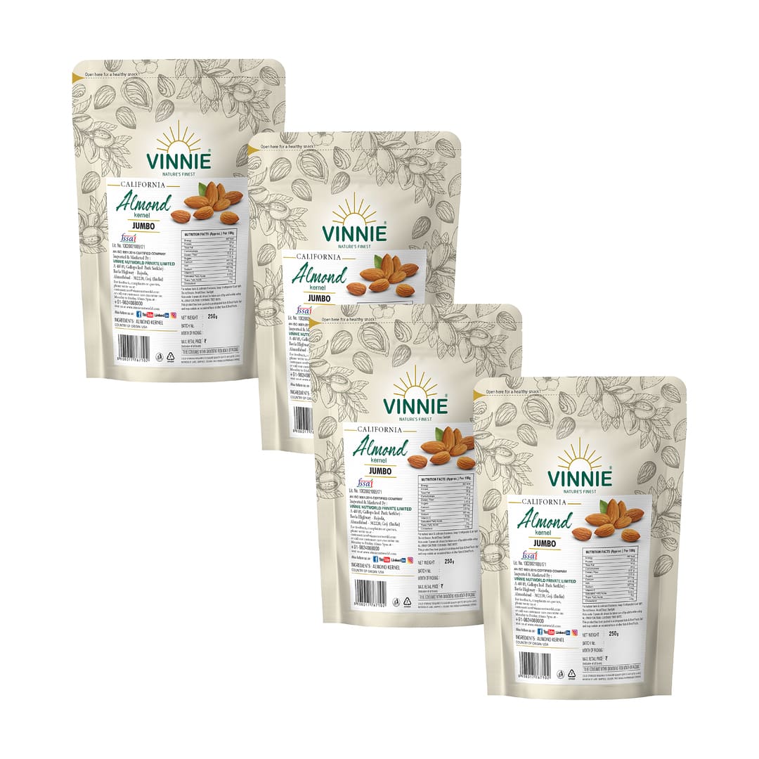 Almond Jumbo 250g Pack of 4
