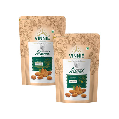 Almond Roasted & Salted 250g Pack of 2