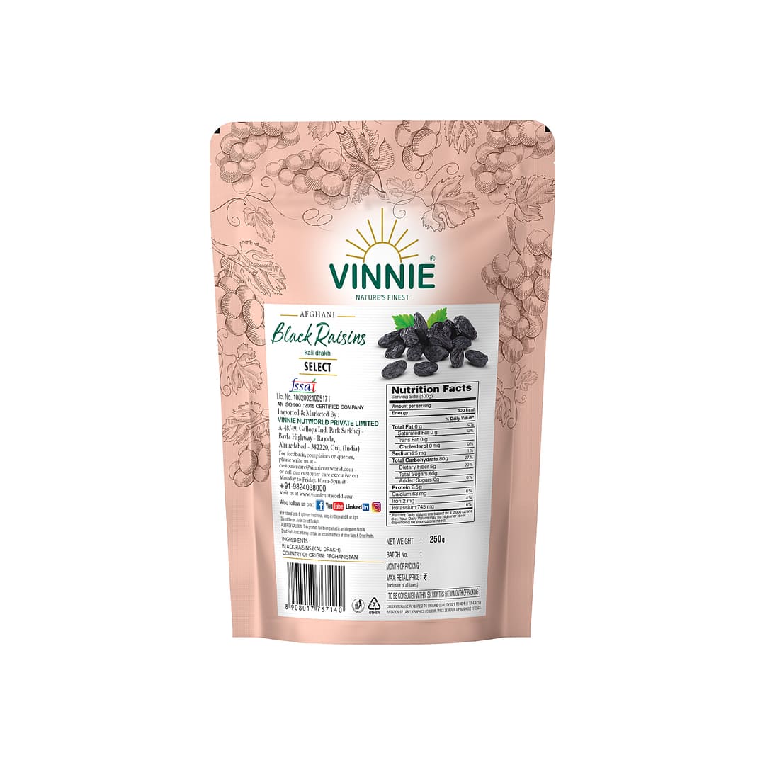 Black Raisin Select 250g