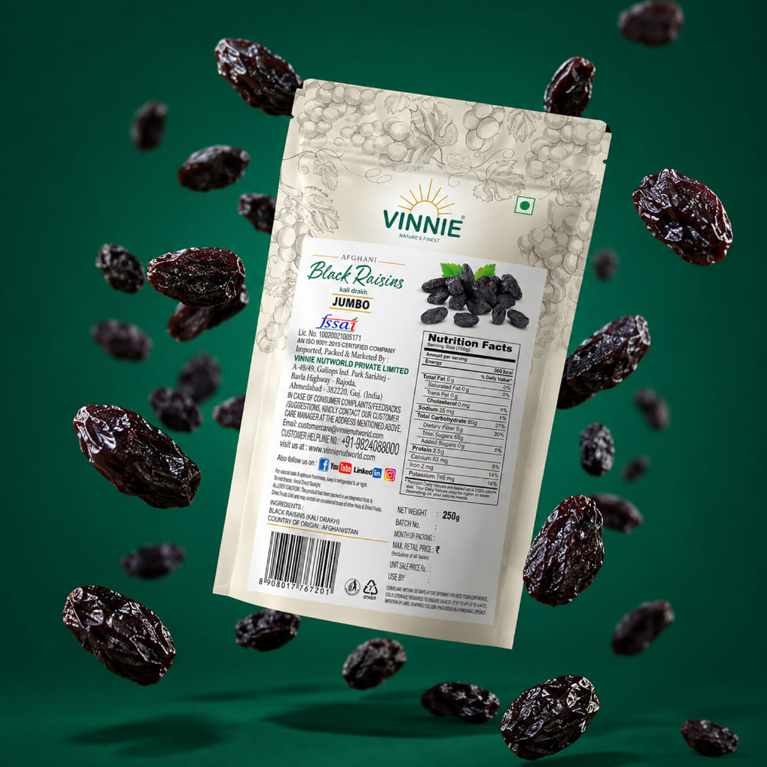 Black Raisins Super Jumbo 250g