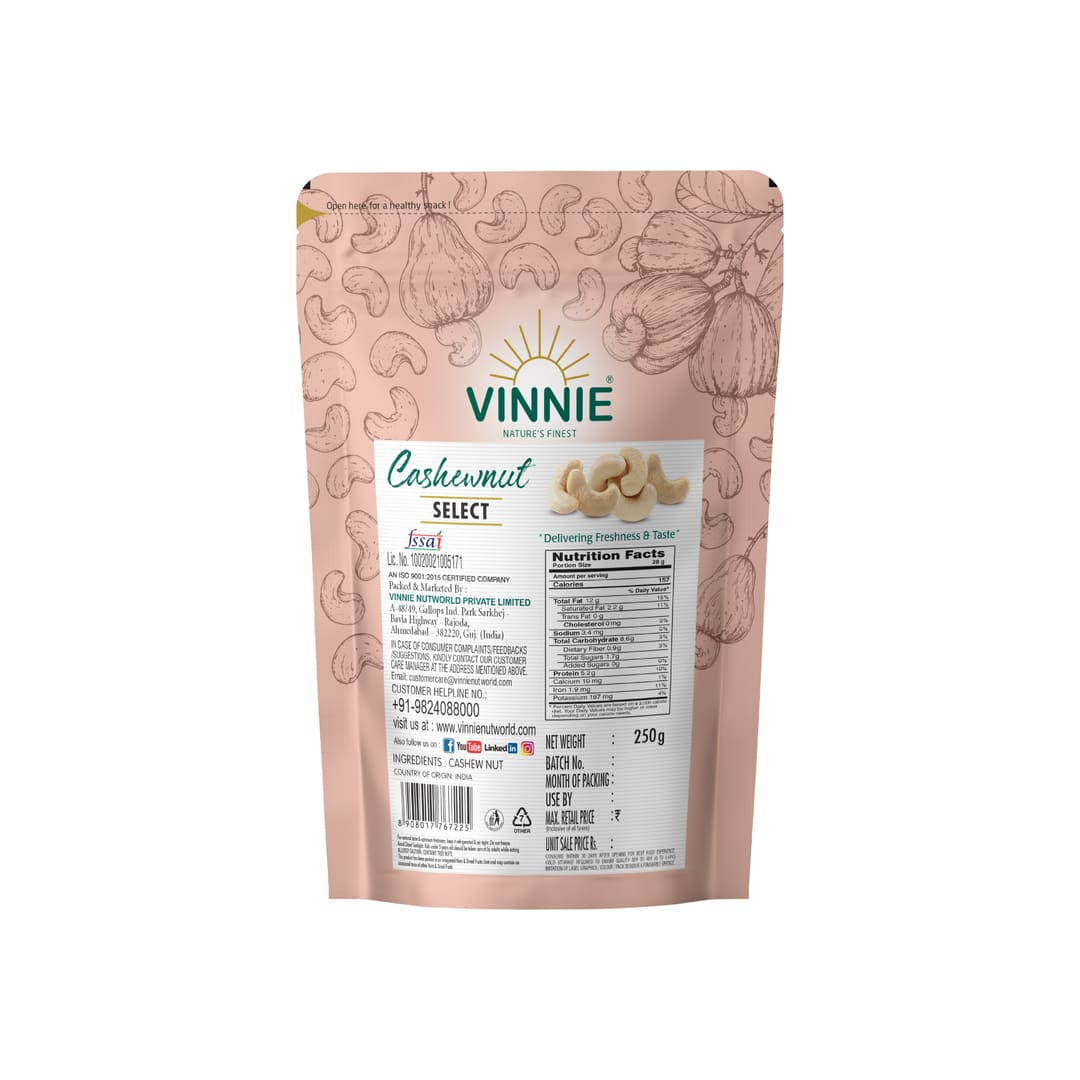 Cashew Select 250g