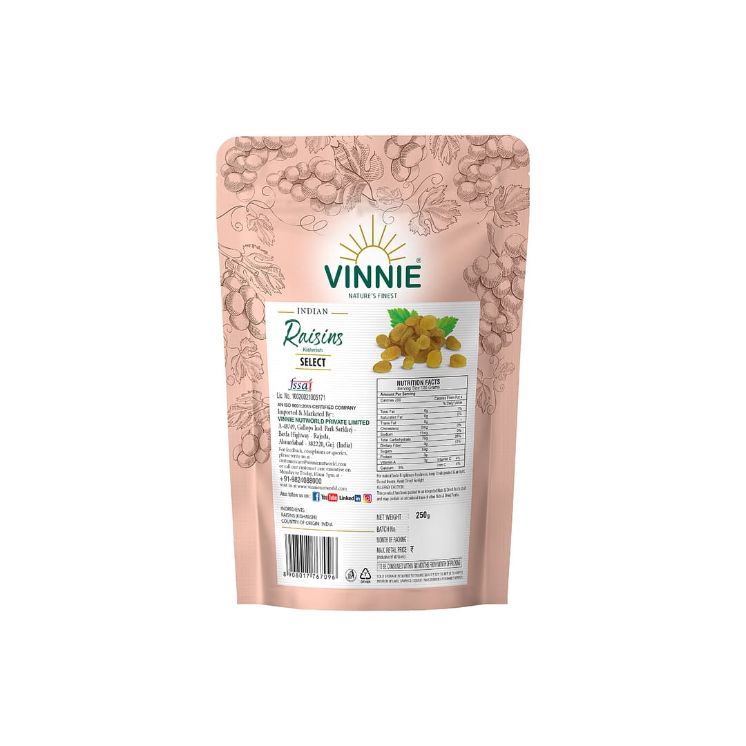 Golden Raisins Select 250g