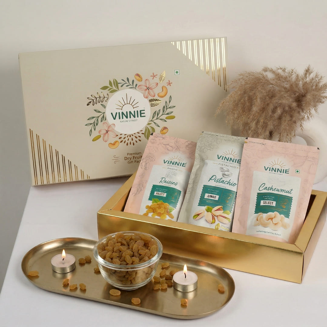 Vinnie Premium Dry Fruit Gift Box - 750gm