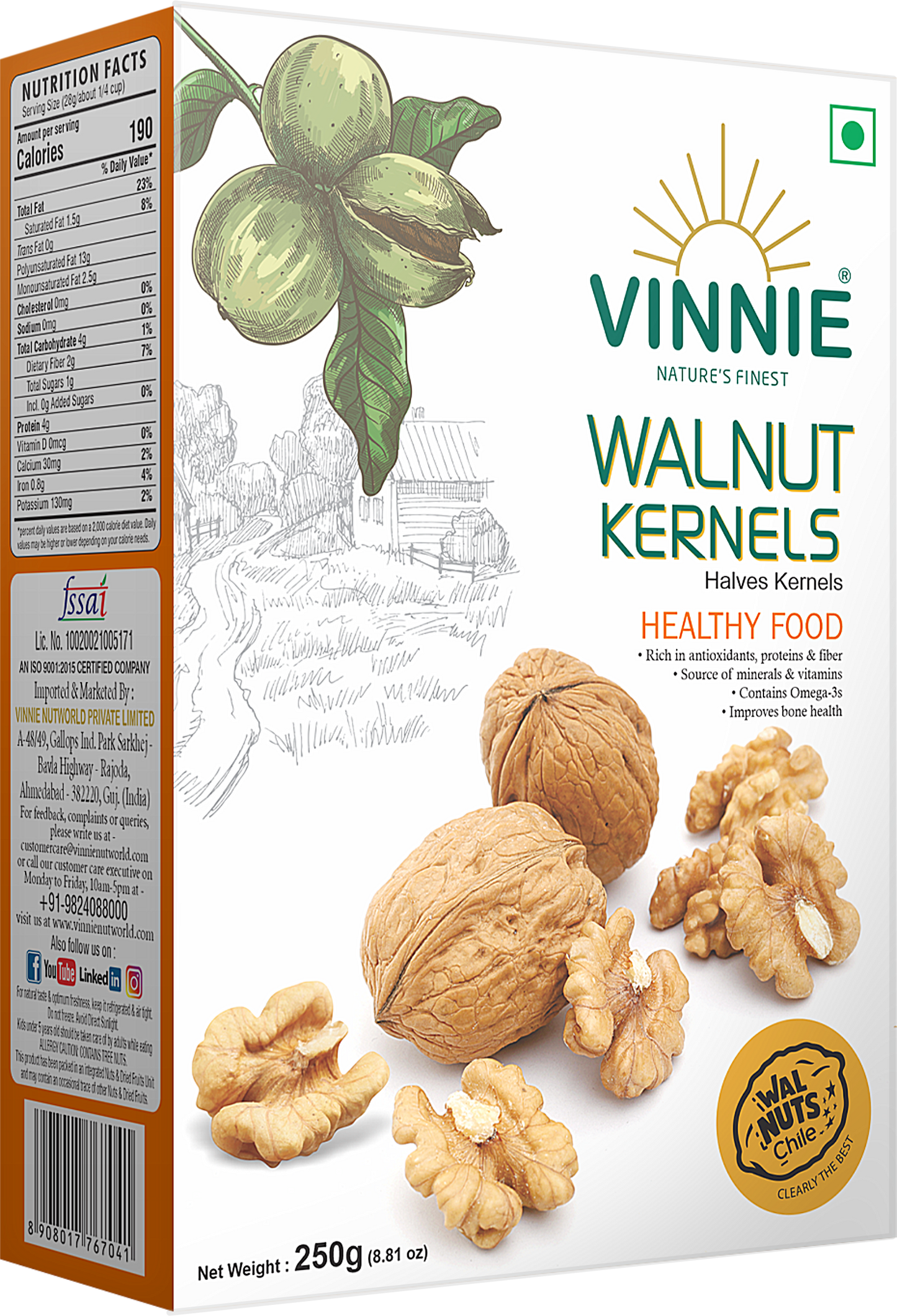 Walnut Kernel 2pc(Big Bites) 250g