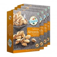 Almond Inshell Roasted & Salted 250g Pack of 4