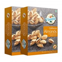 Almond Inshell Roasted & Salted 250g Pack of 2